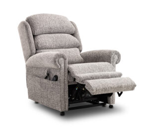 Dorchester Chair Light Grey Prem Reclined