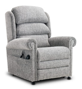 Dorchester Chair Light Grey Prem Resting