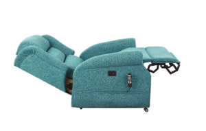 Iconic Quad Teal WF Side On Full Recline lr